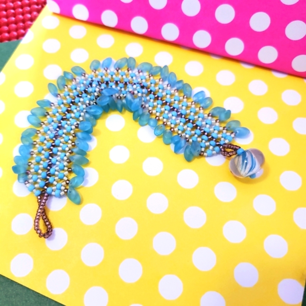 Baby blue SDE Designs Original Ruffle Bracelet